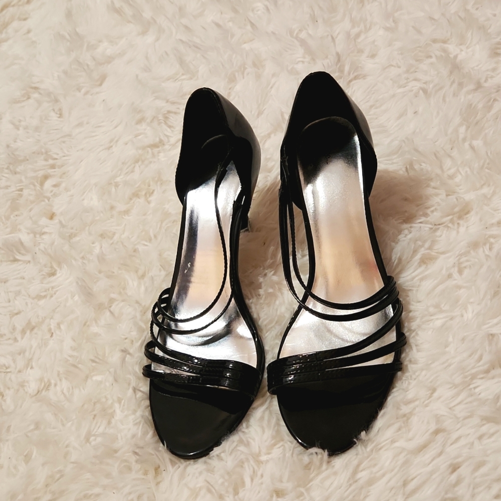 Black, heels sandals. US 8
